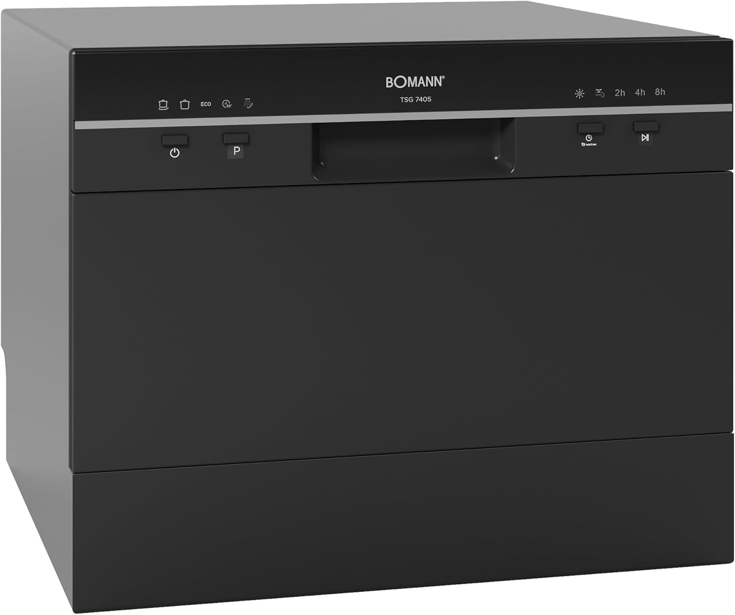 Bomann - lave-vaisselle compact - design élégant, 6 réglages, 47dB, TSG7405