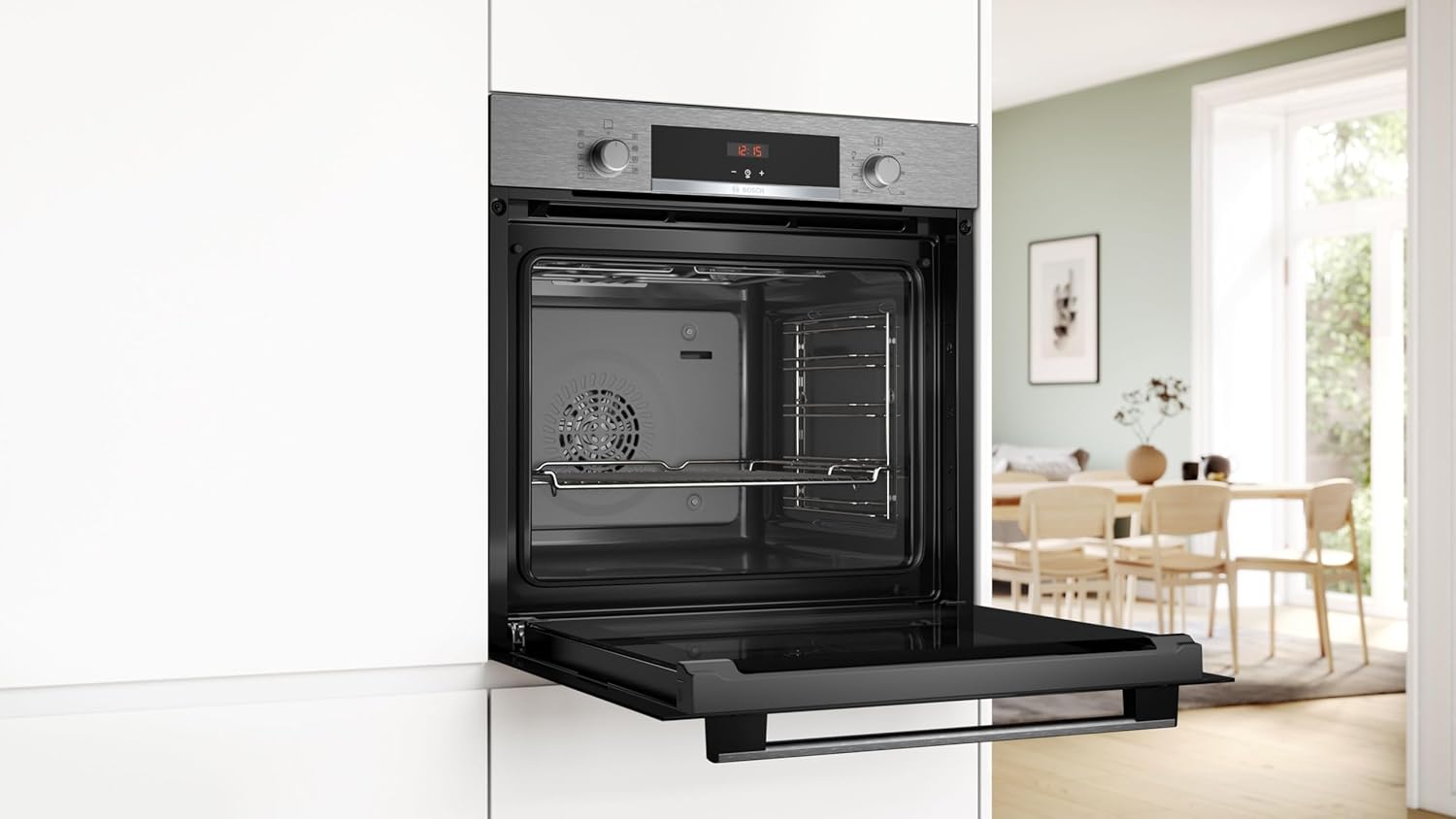 Bosch - HBA534BS3 Série 4 - four encastrable inox - cuisson multifonction