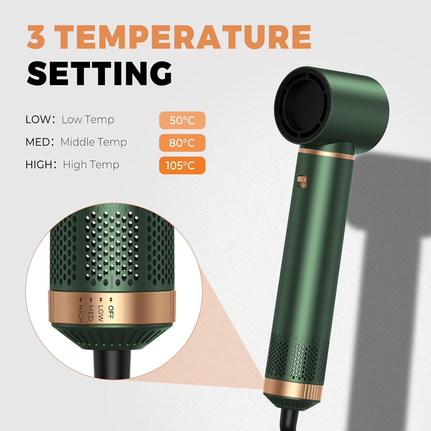 Brosse Soufflante 5 en 1 - séchage, lissage, bouclage, air chaud, multifonction