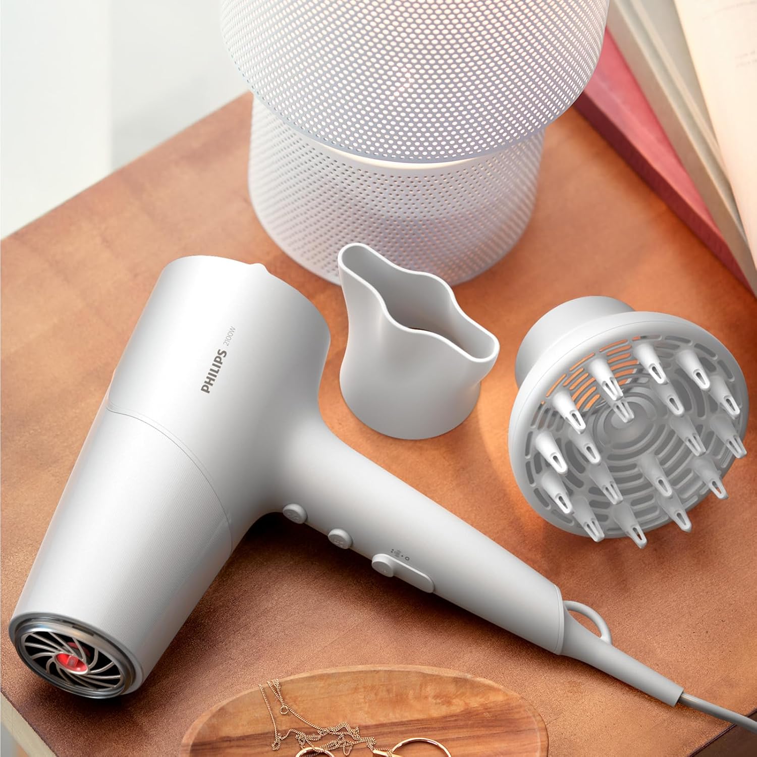 Philips - 5000 Series - sèche-cheveux, 2100W, ThermoShield, ionique, concentrateur, diffuseur - BHD500/20