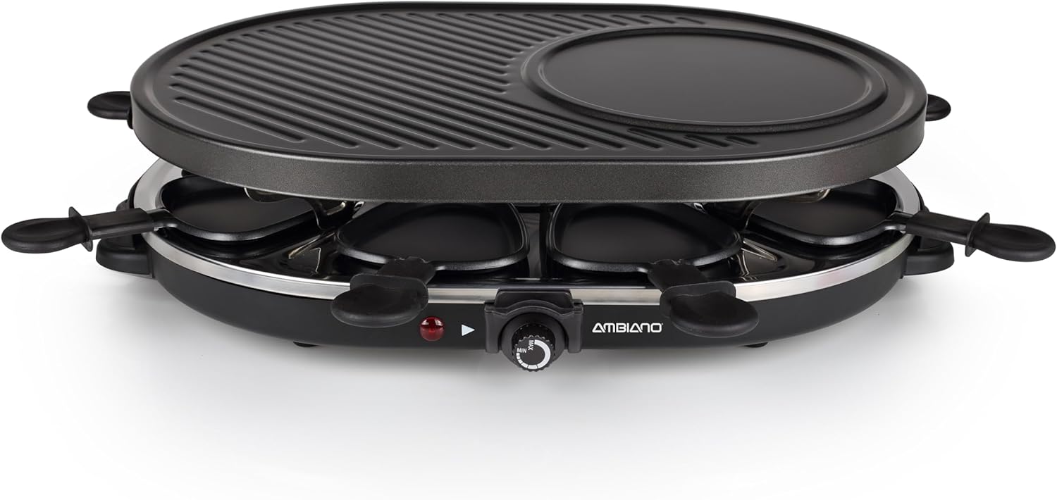 Tristar - RA-2996 - 43x30 cm - Raclette multifonction 8 pers, 1200W