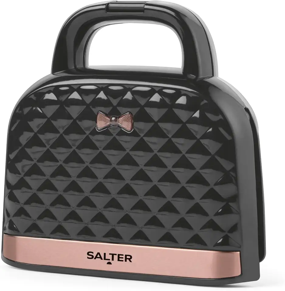 Salter - Appareil à Croques Design Sac à Main - 2 sandwichs, plaques antiadhésives, 900W