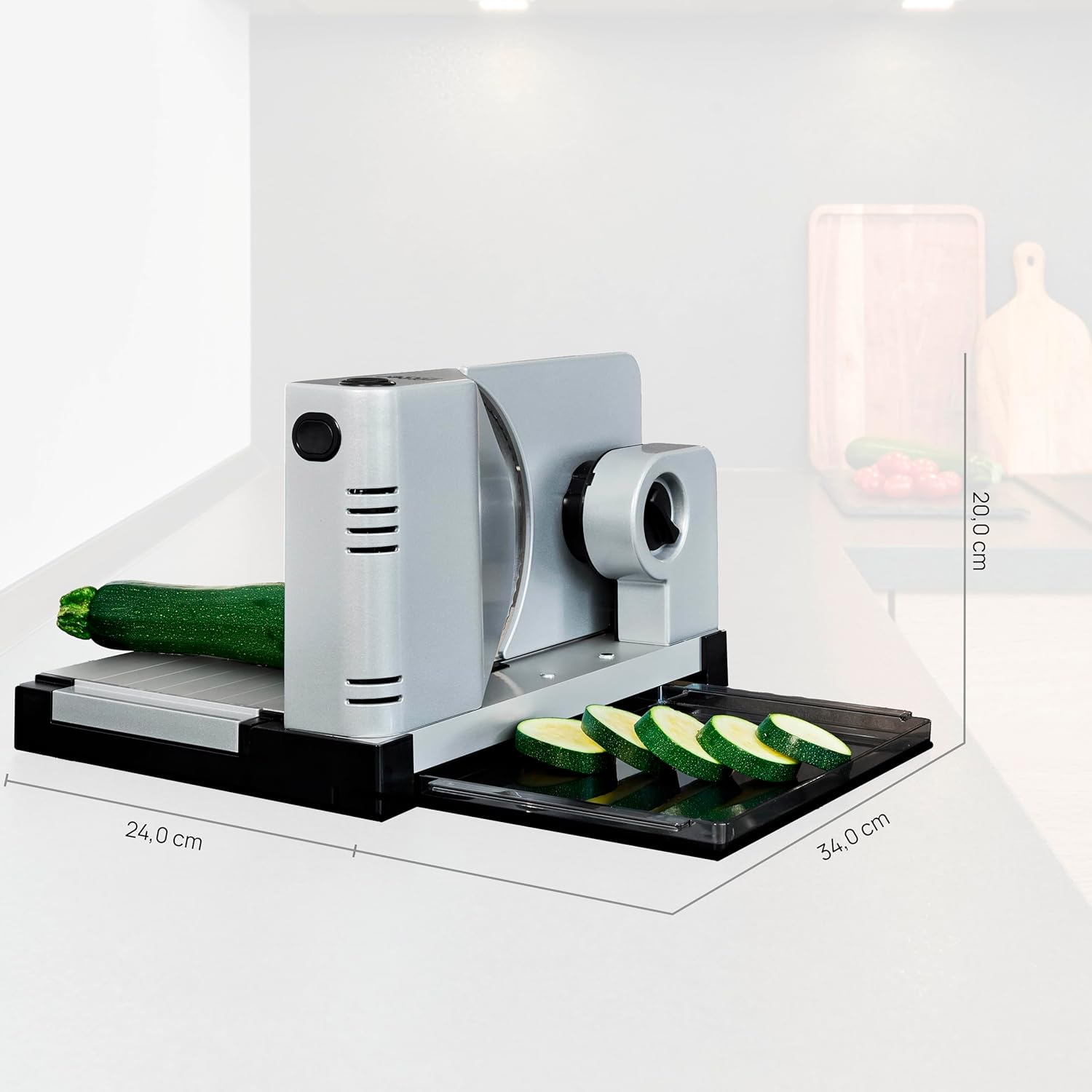 Ritter - Icaro 7 - trancheuse pliable tout métal, moteur ECO, fabriquée en Allemagne