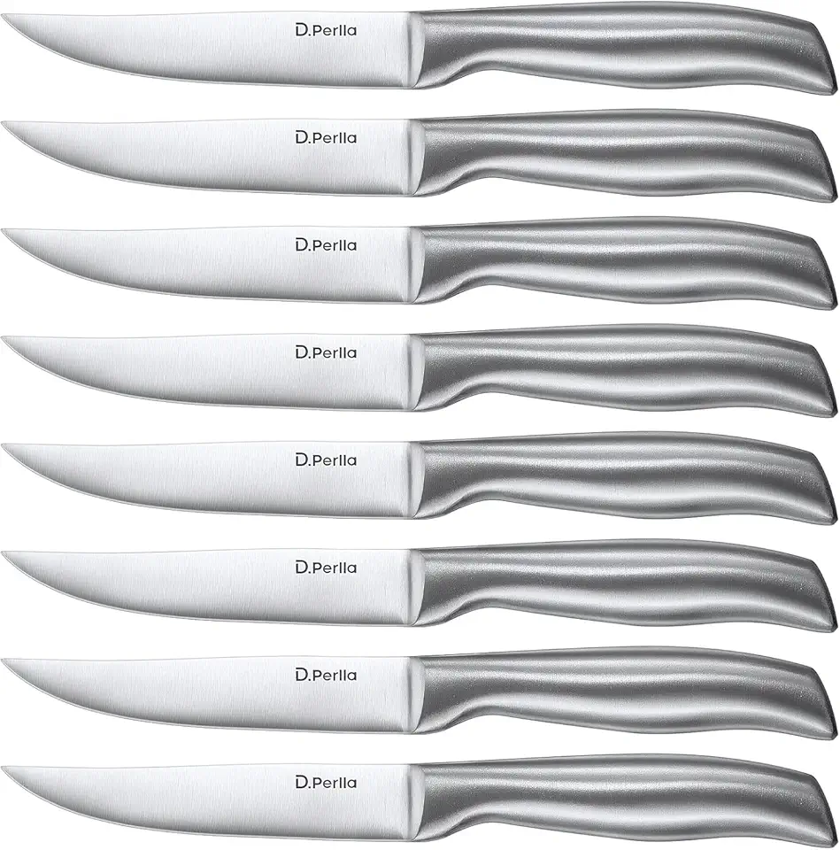 D.Perlla - couteaux à steak lame droite, 23.1 cm, extra tranchants