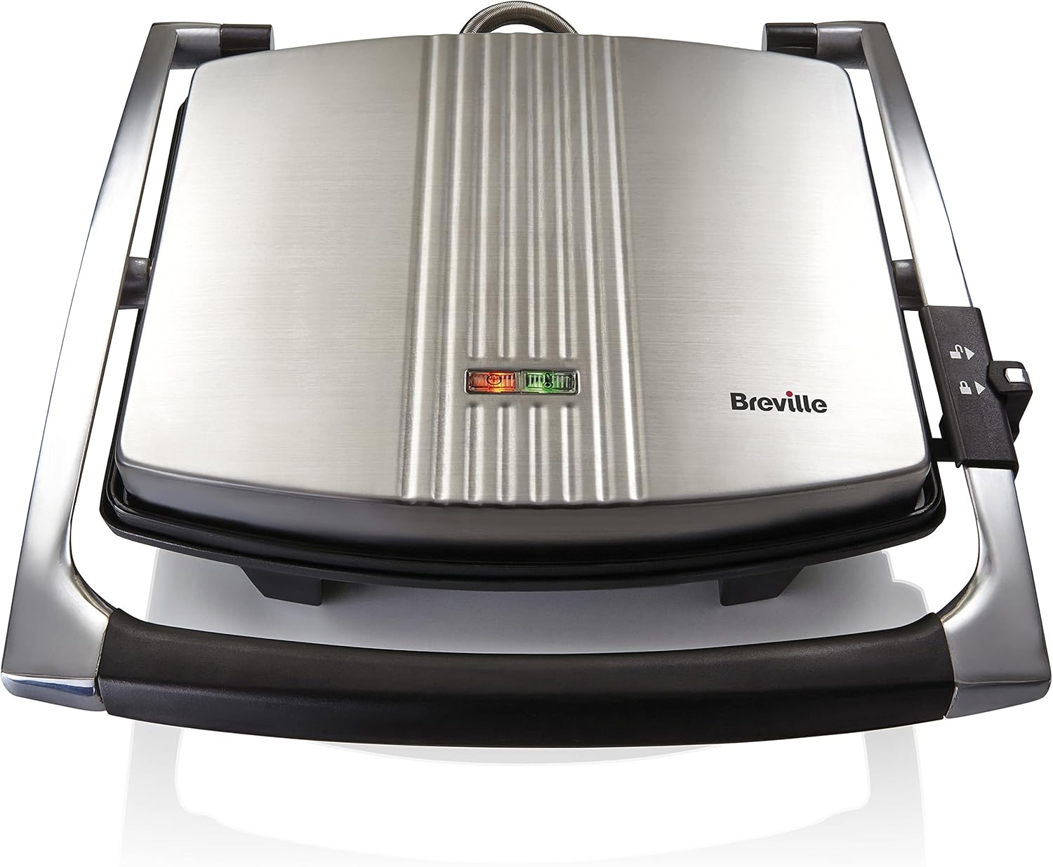 Breville - VST026X - presse sandwich 4 tranches inox, antiadhésif