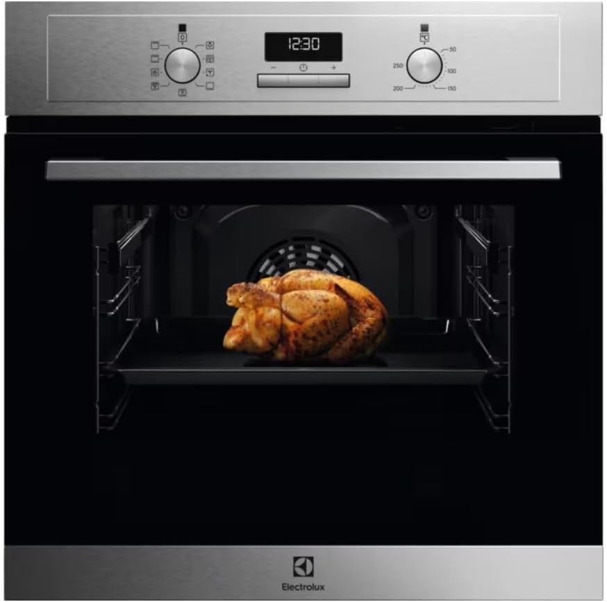 Electrolux - Four encastrable Aqua Clean 65L inox, nettoyage facile, EOF3H50BX