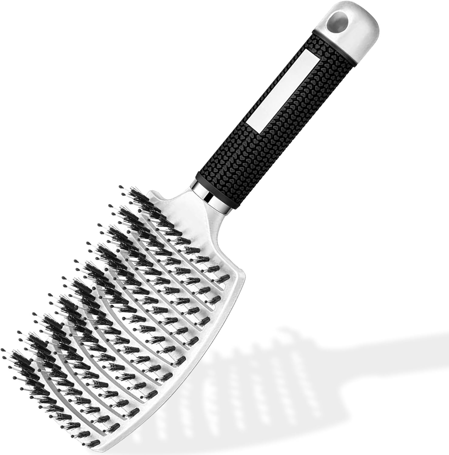 Brosse à Cheveux - démêlante sanglier nylon - anti-casse antistatique, tous types