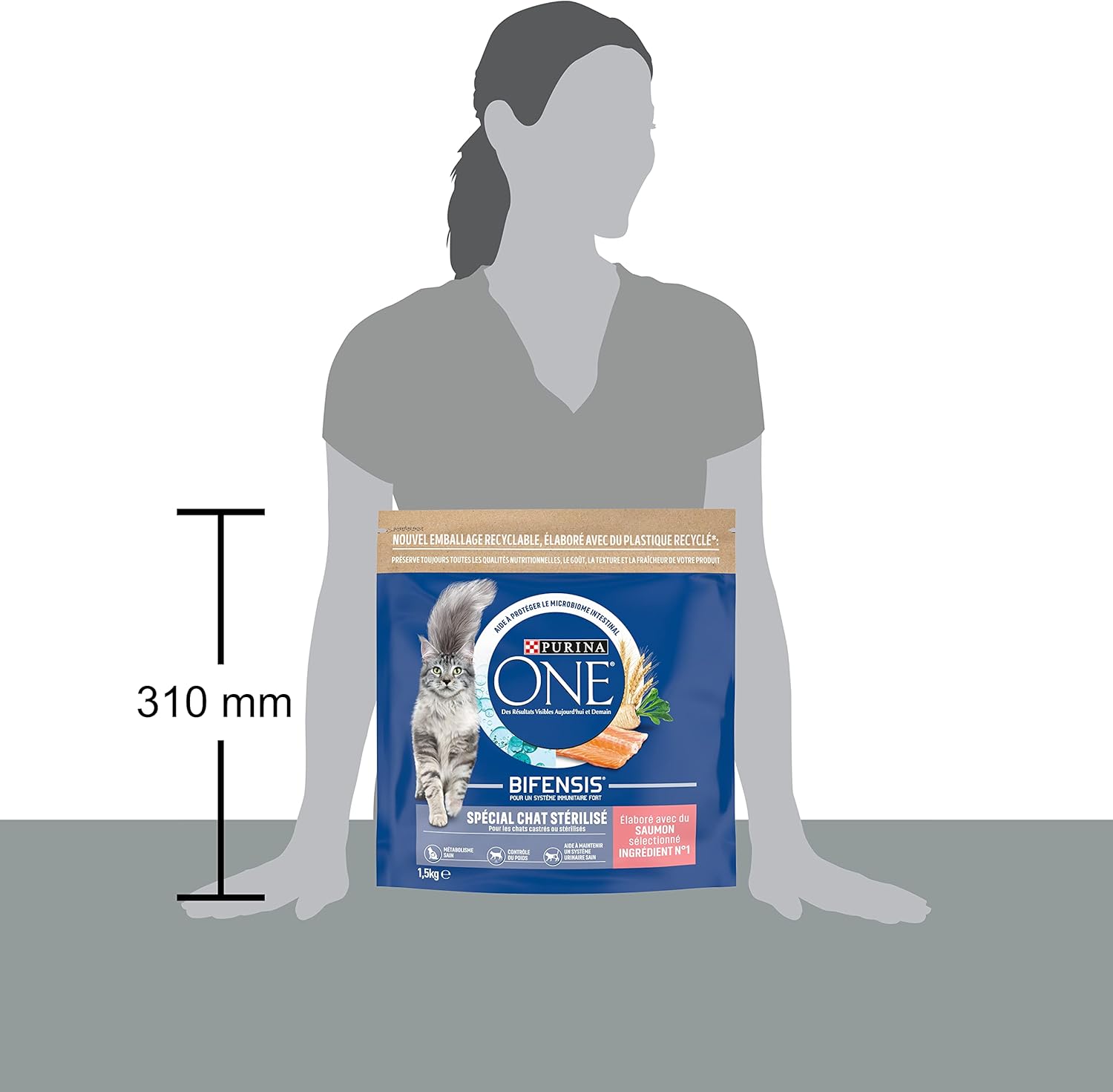 Purina One - Bifensis spécial chat stérilisé 6x1,5kg - immunité, microbiome, urinaire sain