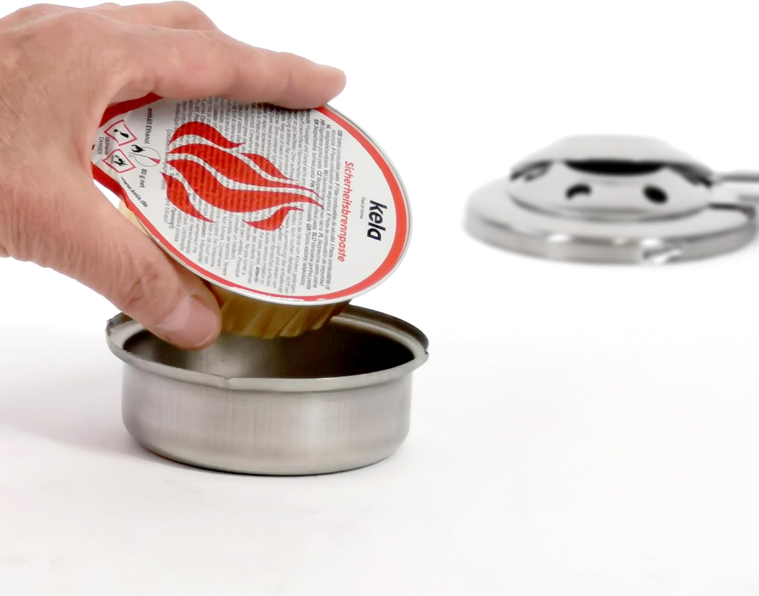 Kela - pâte combustible MAGMA - 6x80g - éthanol, sécurité fondue