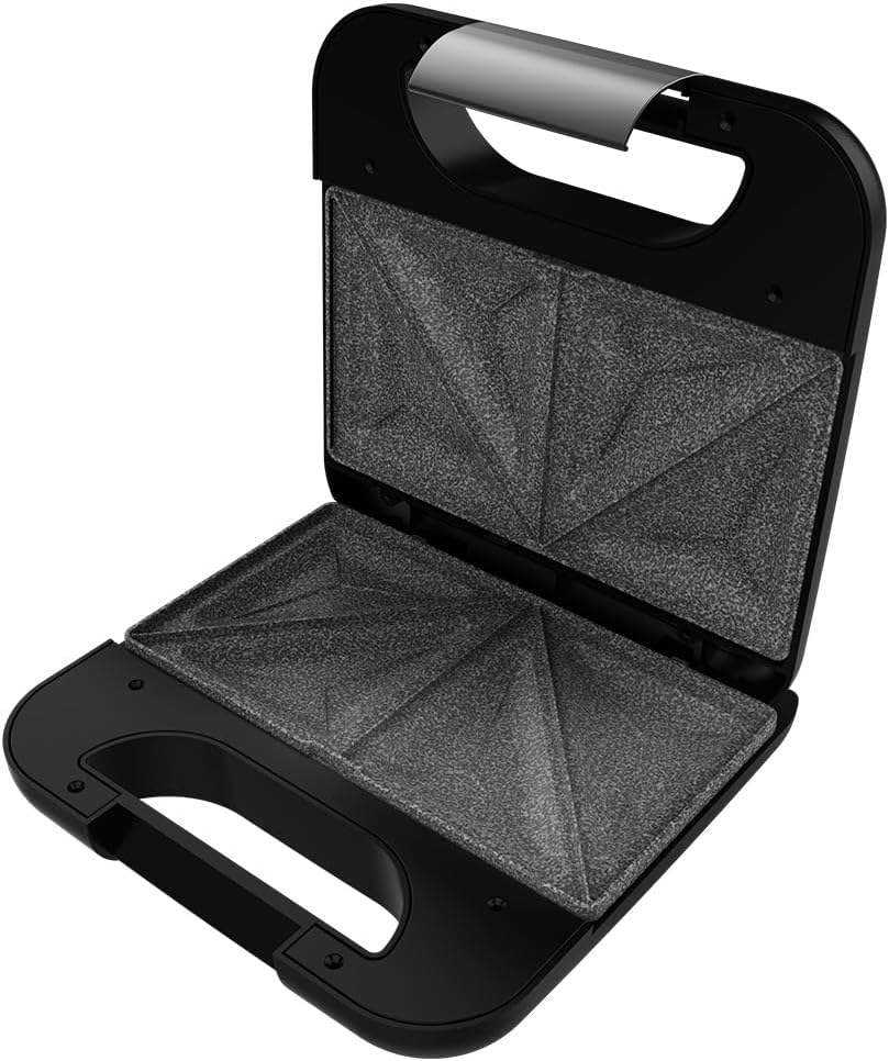 Cecotec - Rock'nToast Classic + - 2 sandwiches, 800W, inox, plaques antiadhésives