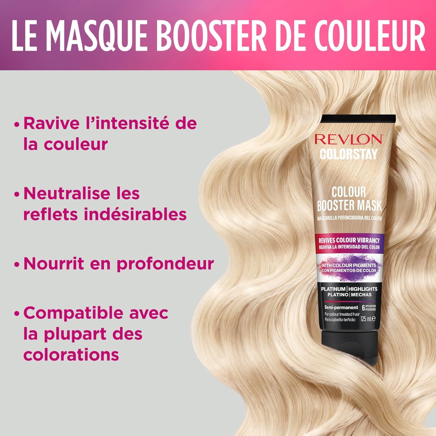 Revlon - Colorstay Masque Booster - 125ml - soin couleur blond hydratant