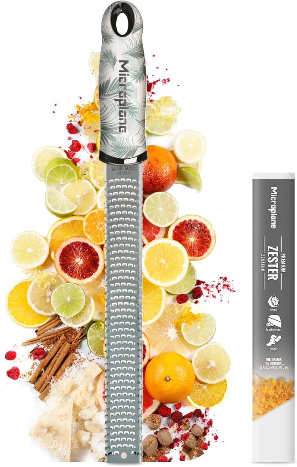 Microplane – Râpe Tropical – lame fine – agrumes, fromage, chocolat