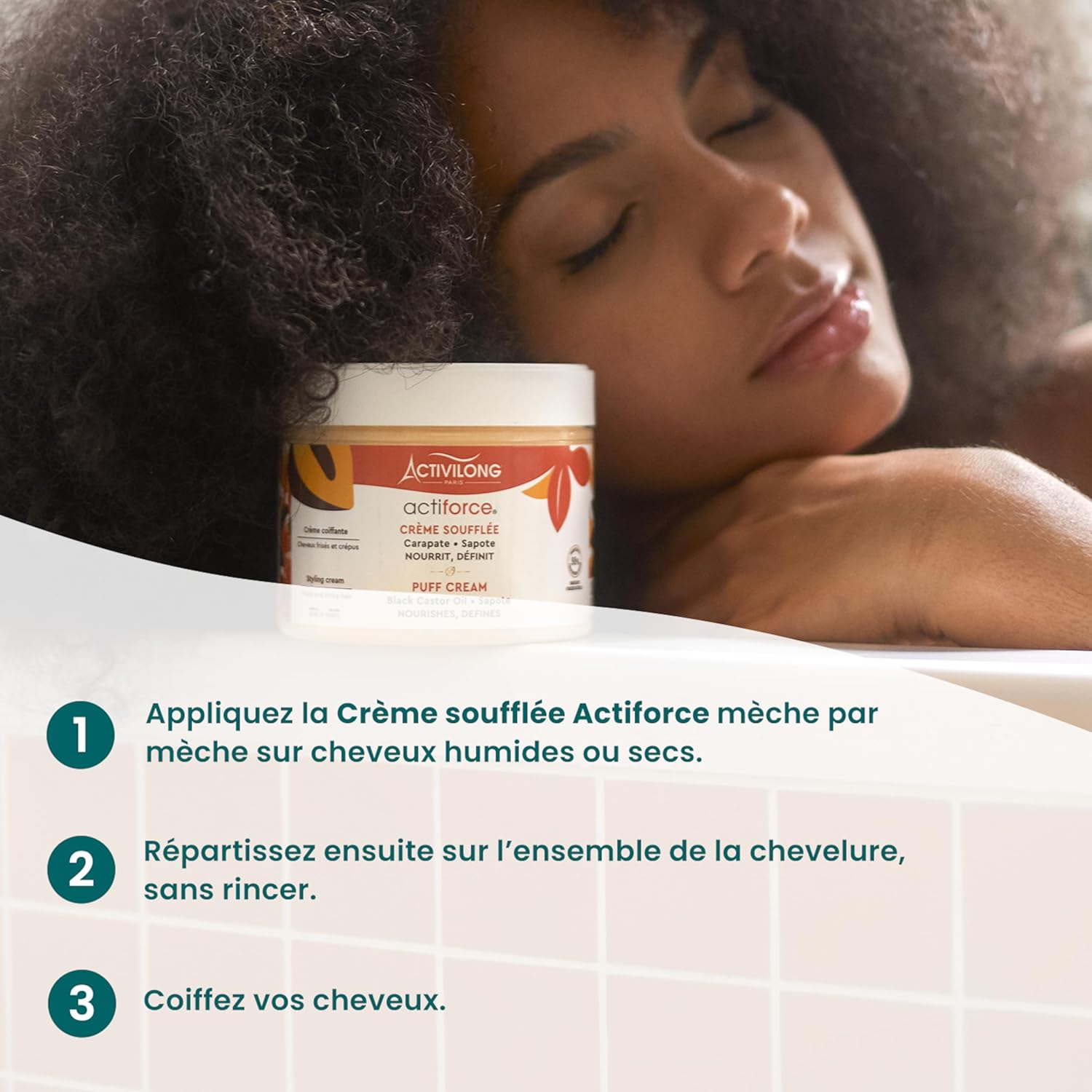 Activilong - Crème Soufflée Actiforce - 300ml - hydrate, nourrit, définit, 98% naturel