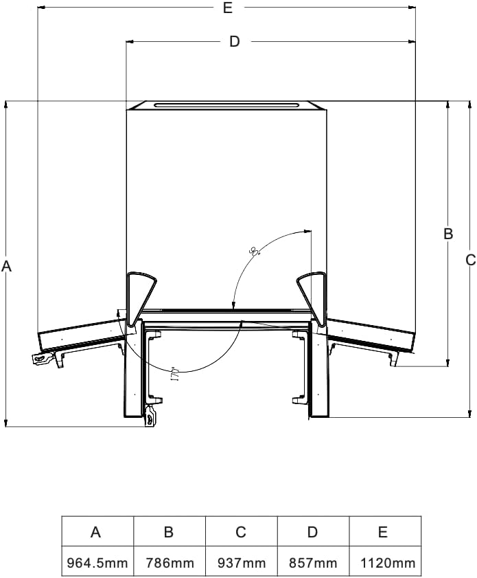 Cecotec - Bolero CoolMarket Combi F2D - 185x59,5cm - 395L, Inverter, No Frost, Black Glass F2D395