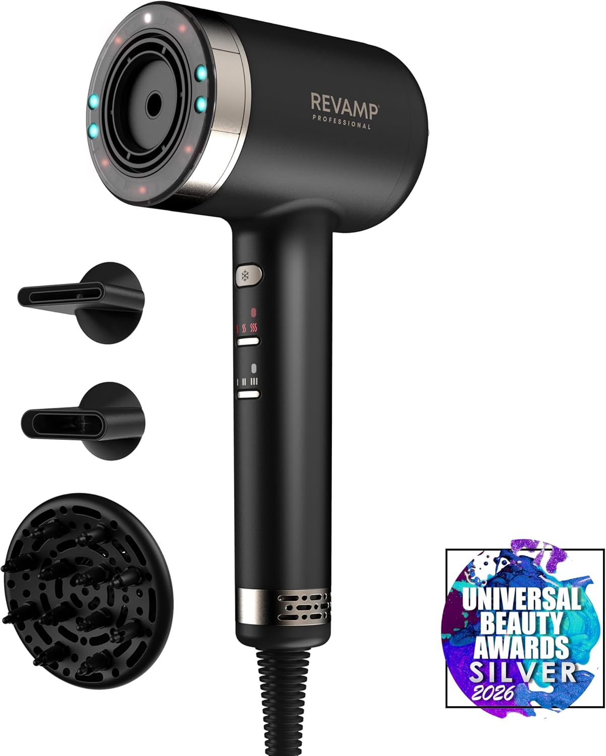 Revamp - Tri-Care pro - design compact - ions, infrarouge, huiles, 3 embouts