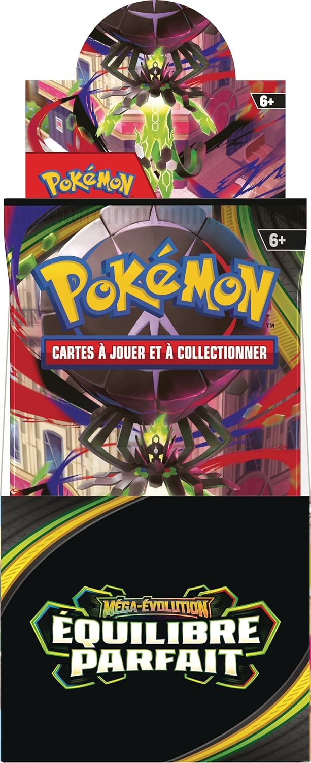 Pokémon - Présentoir boosters Méga-Évolution Équilibre Parfait - 18 boosters - JCC Pokémon