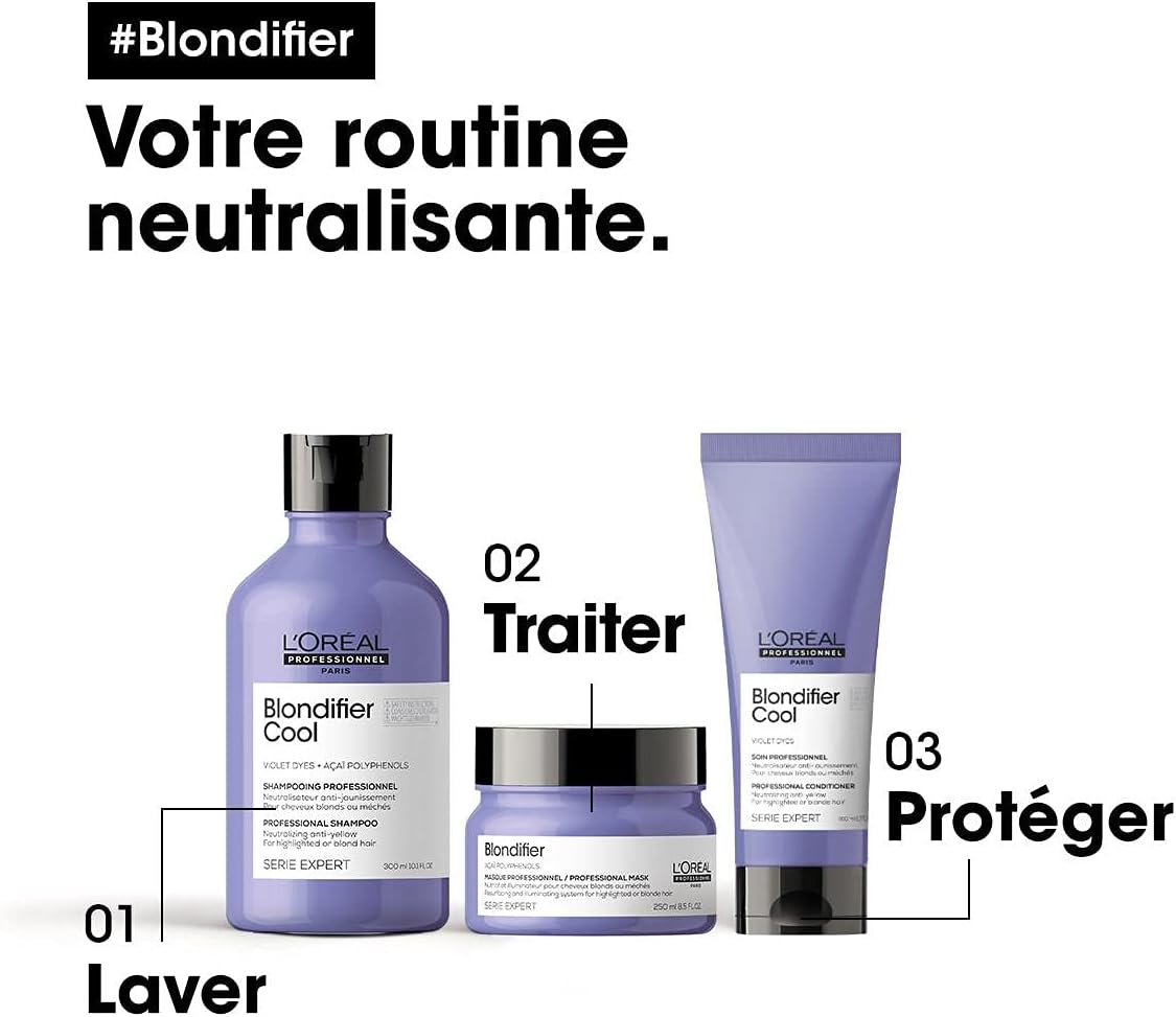 L'Oréal Professionnel - Blondifier - 250ml - Masque nutritif éclat cheveux blonds
