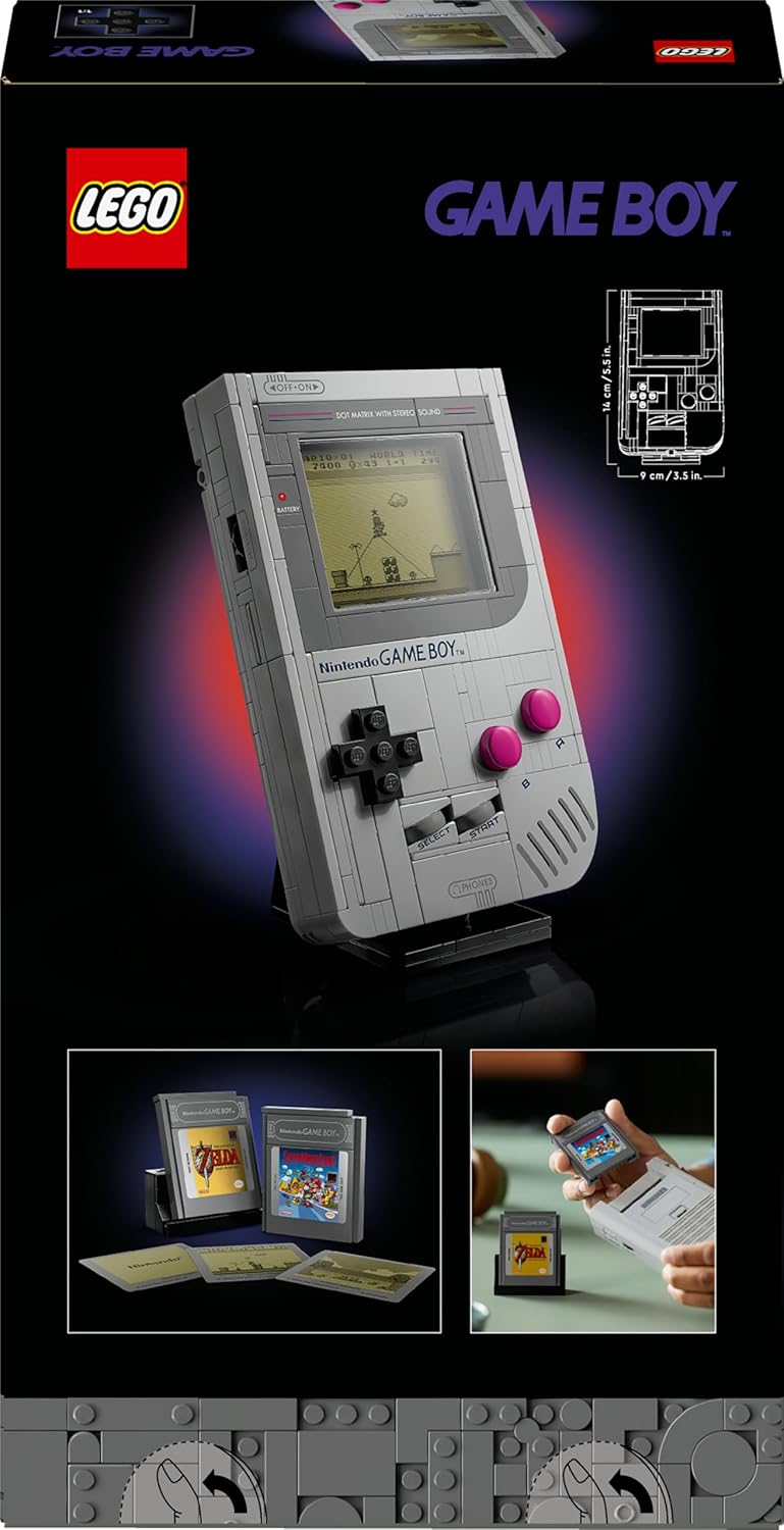 LEGO - Super Mario (Maquette Nintendo Game Boy) - à exposer, 2 cartouches incluses - 72046