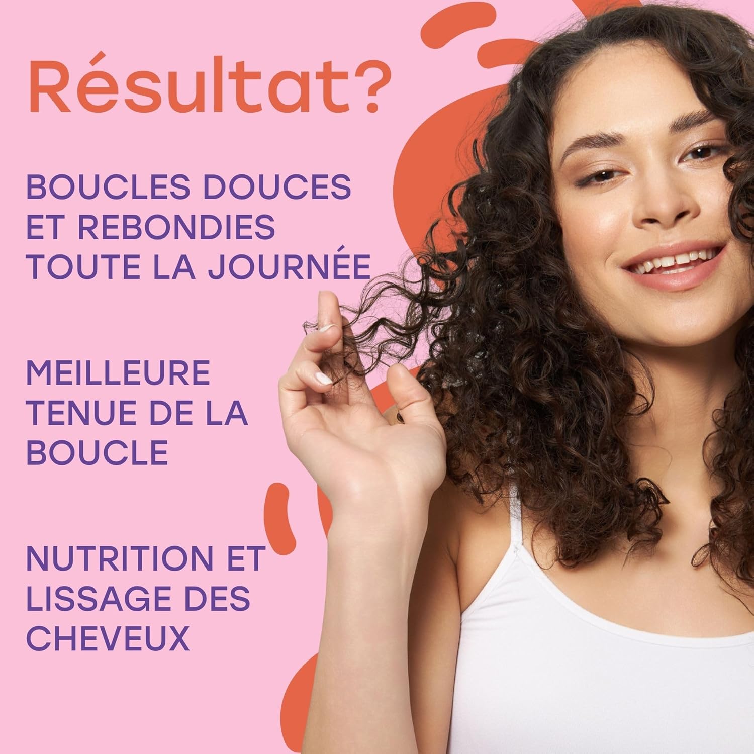 TWISTY - Kit boucles naturelles, crème, mousse, booster - définition et brillance