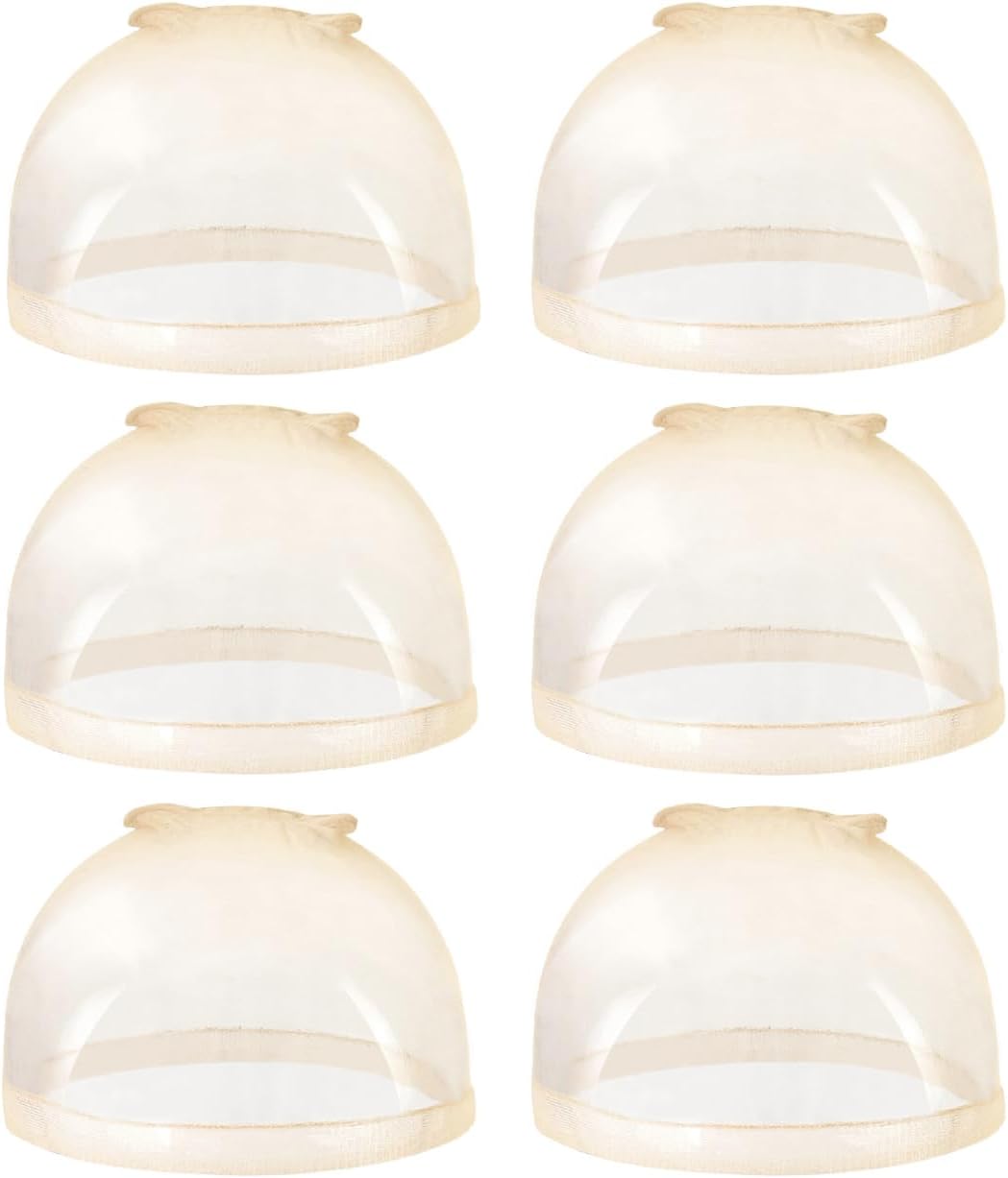 YANTAISIYU - lot de 6 bonnets perruque nylon HD, ultra-fins et respirants