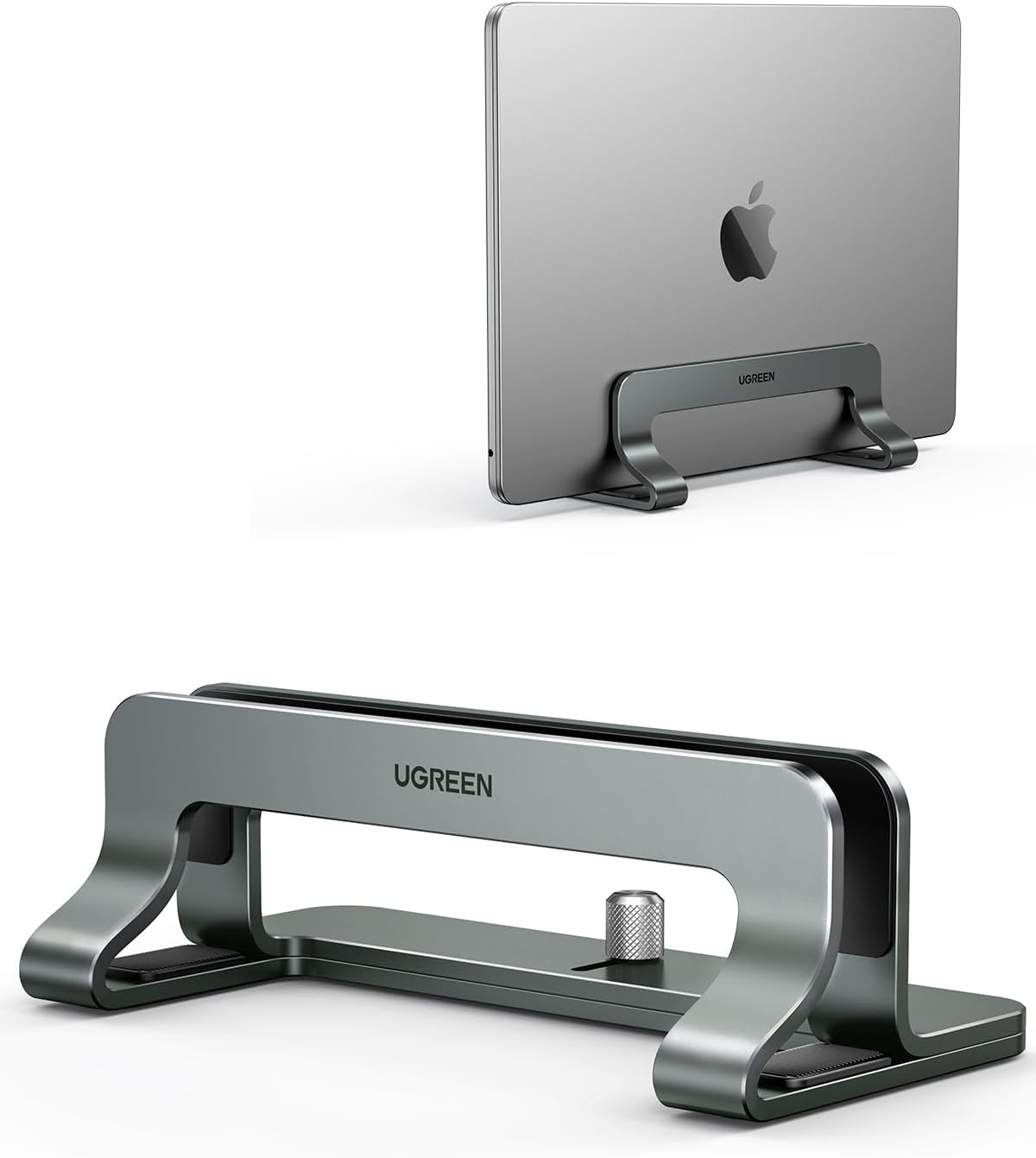 UGREEN - Support Vertical Aluminium - réglable - MacBook, PC, iPad Pro, gris