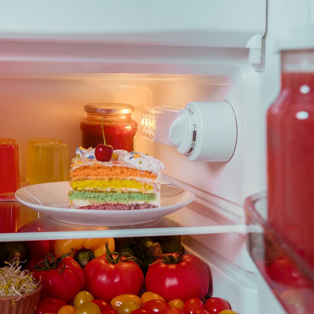 Cecotec - Bolero CoolMarket TT Origin 110 - 110L, Classe E, Icebox, LED, poignée chromée