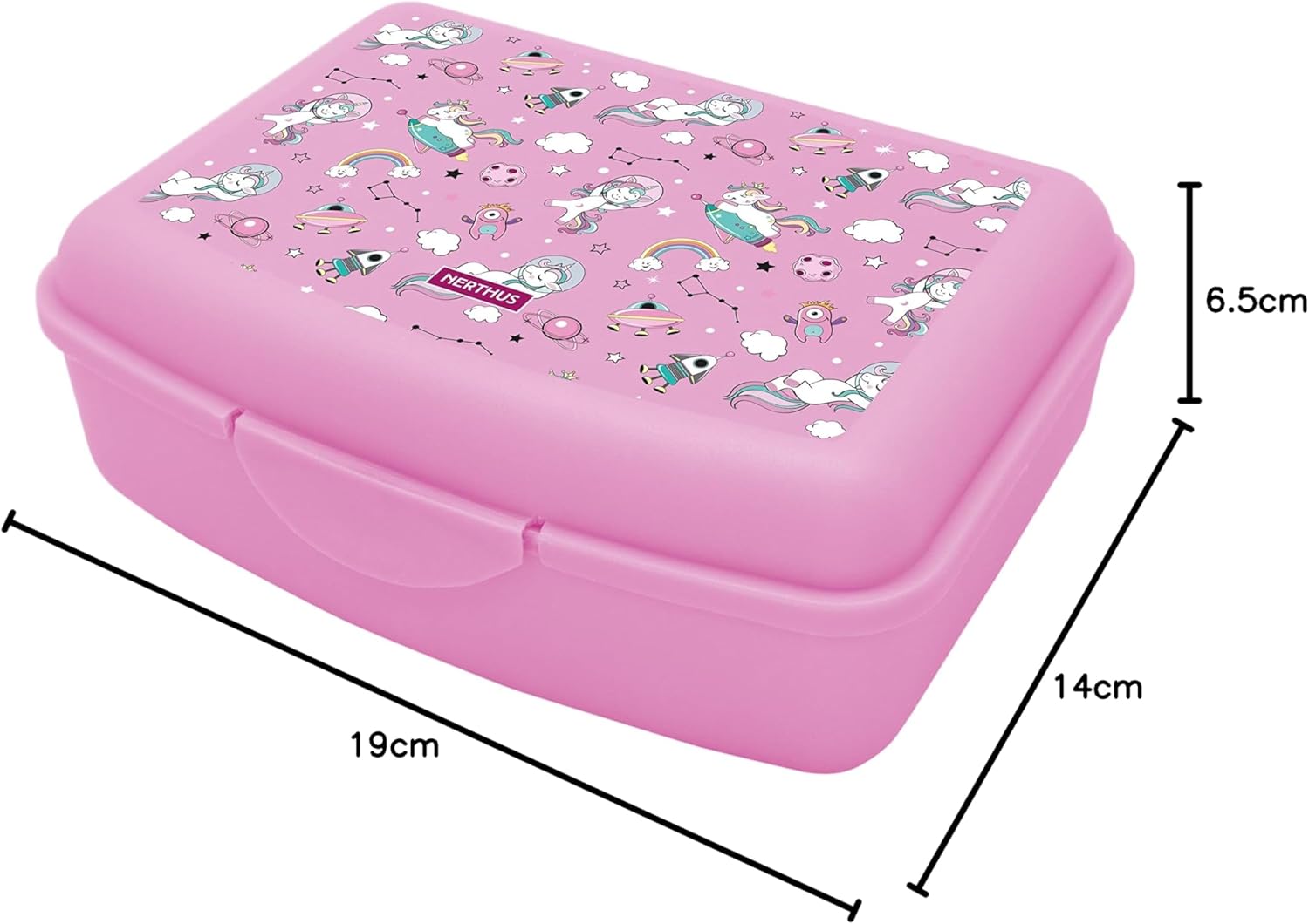 NERTHUS - boîte à lunch enfants licorne, légère, facile à nettoyer, FIH 922