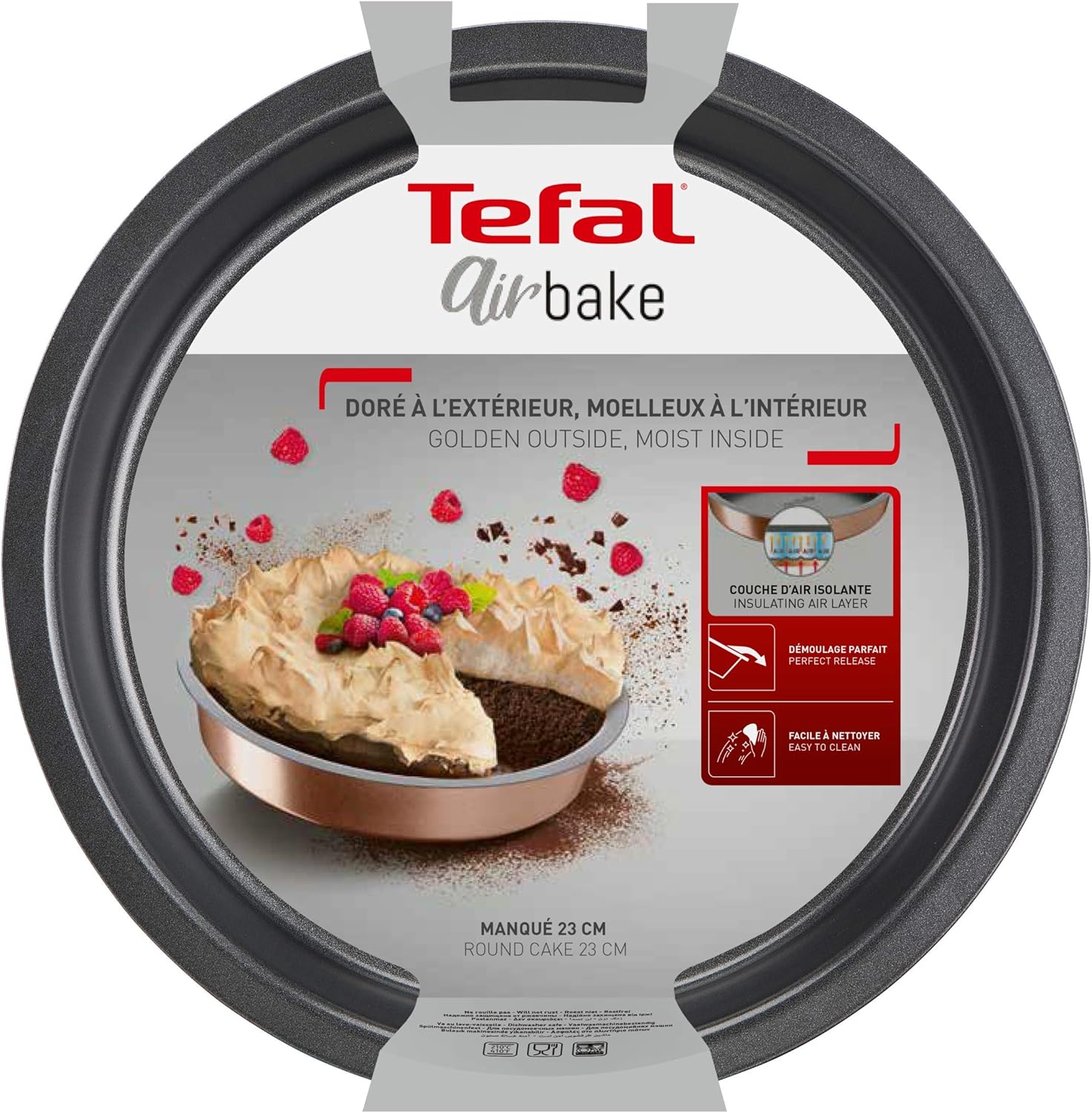 Tefal - Airbake - moule 23 cm - acier antiadhésif performant - J2559614