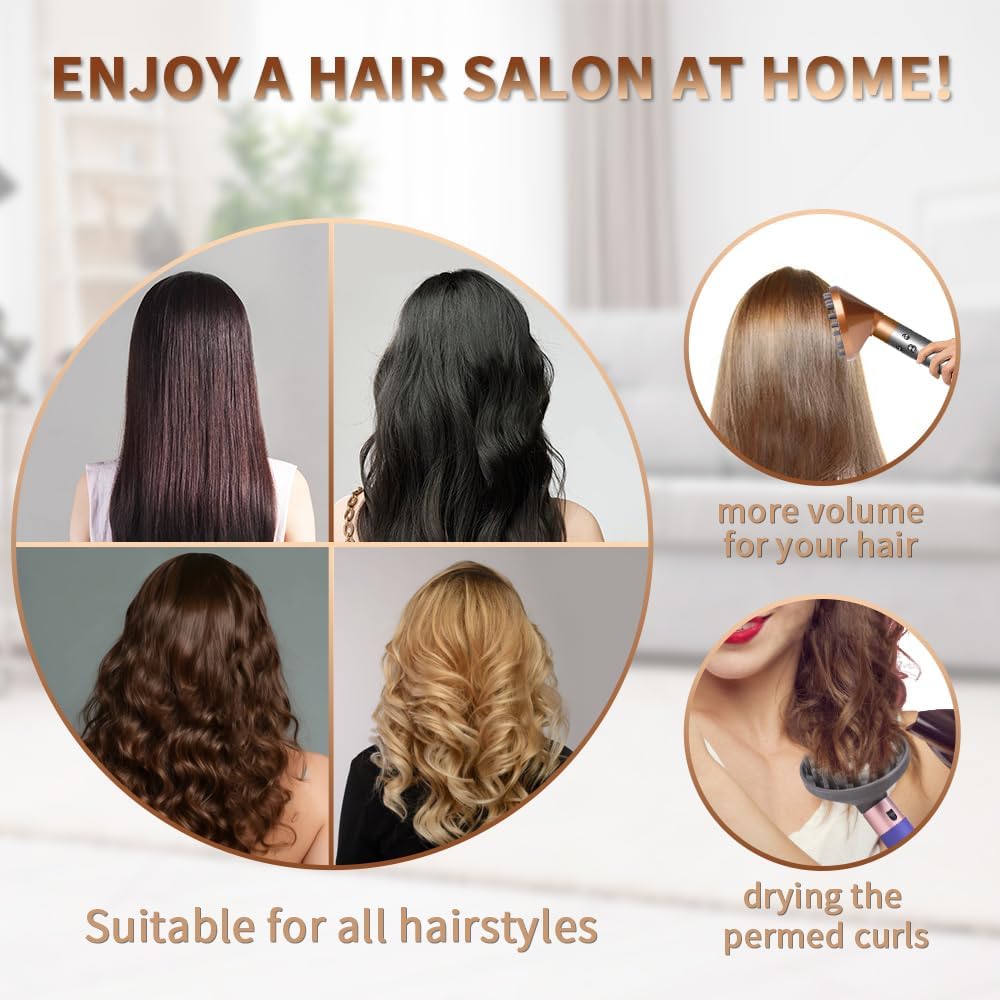 Dyson - Airwrap diffuseur doré - Accessoire cheveux longs bouclés