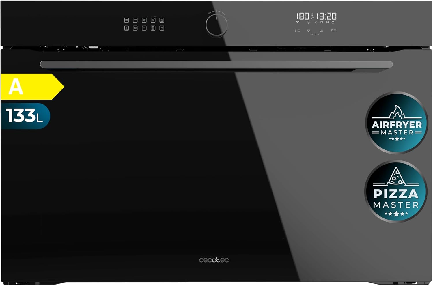 Cecotec - Four encastrable Airfryer - 13,3L - 11 fonctions, classe A, Hexa AF319000