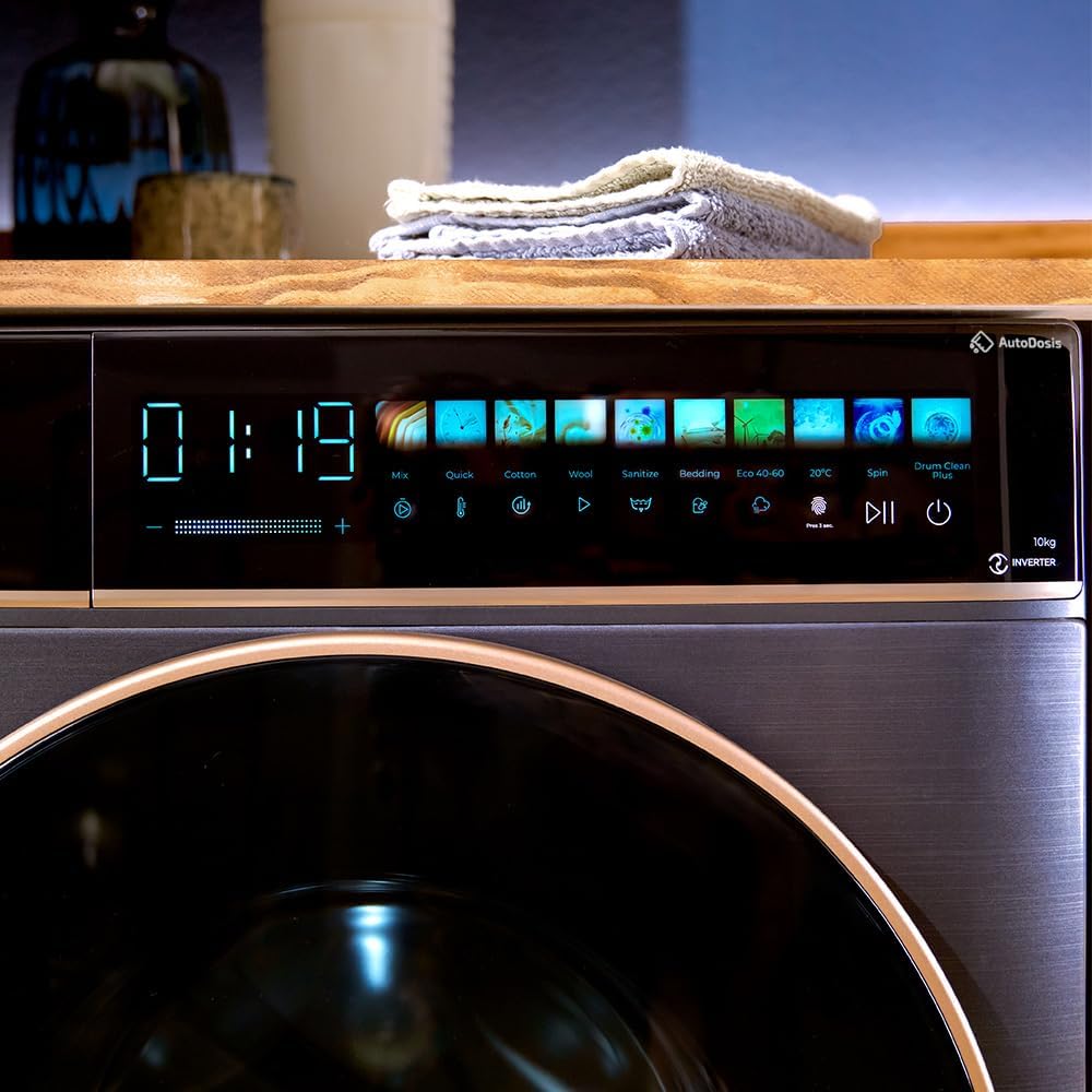 Cecotec - Bolero DressCode 10kg, 1400tr/min, écran 10,3