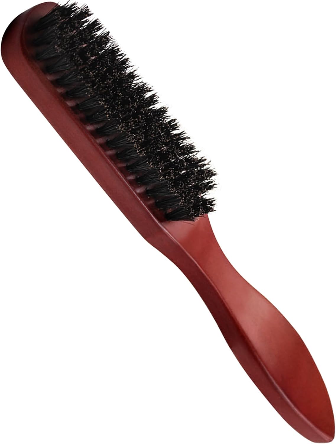 Brosse à cheveux en poils de sanglier - Brosse plaquante - Pour femmes et hommes - Idéale cheveux et barbe
