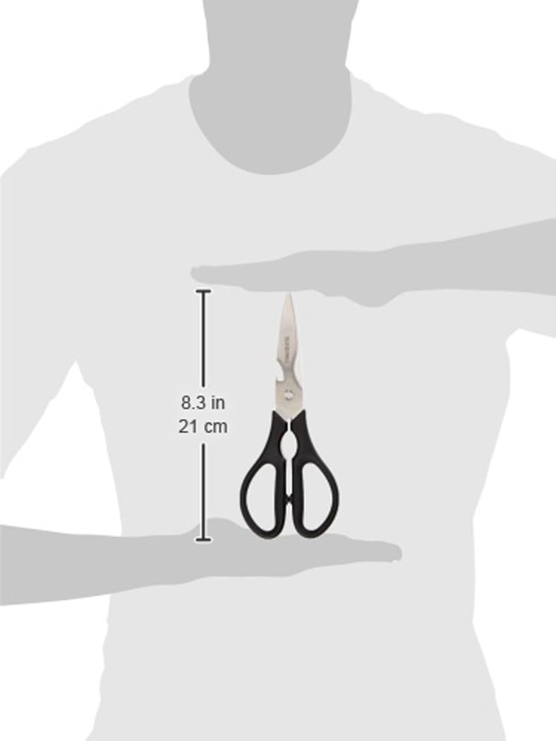 Amazon Basics - Inox série cuisine - 8 pouces - ciseaux multiusage robustes