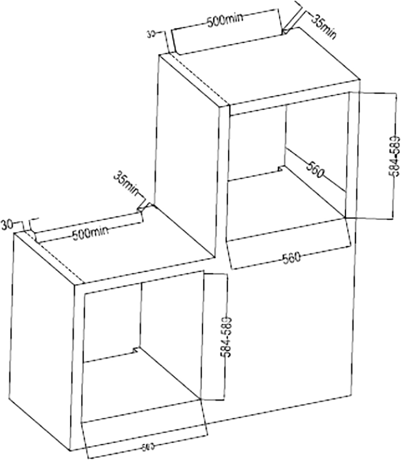 Cecotec - Four intégrable Bolero Hexa - 80L, 2800W, Steam Assist, C126400