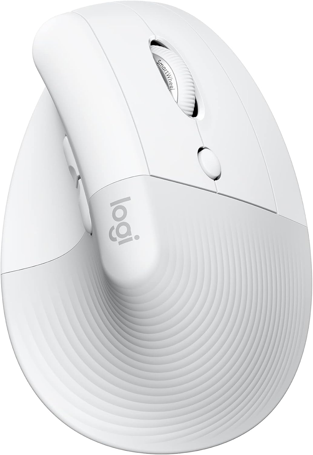 Logitech - Lift série - souris verticale sans fil, Bluetooth, 4 boutons, silencieuse, blanche