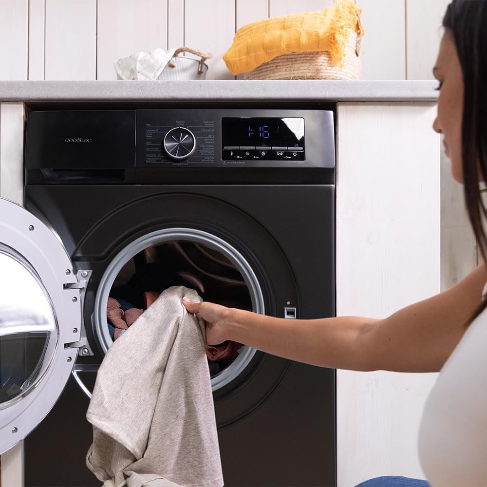 Cecotec - Bolero Dresscode 7500 Inverter - 7kg - Classe A, 1400tr/min, Steam Max, 16 programmes