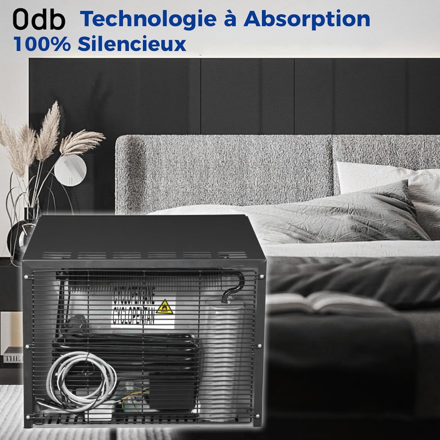 Smad - frigo tiroir camping car 45L - 55x50,8x42cm - 12V, 0-15°C, glacière tiroir