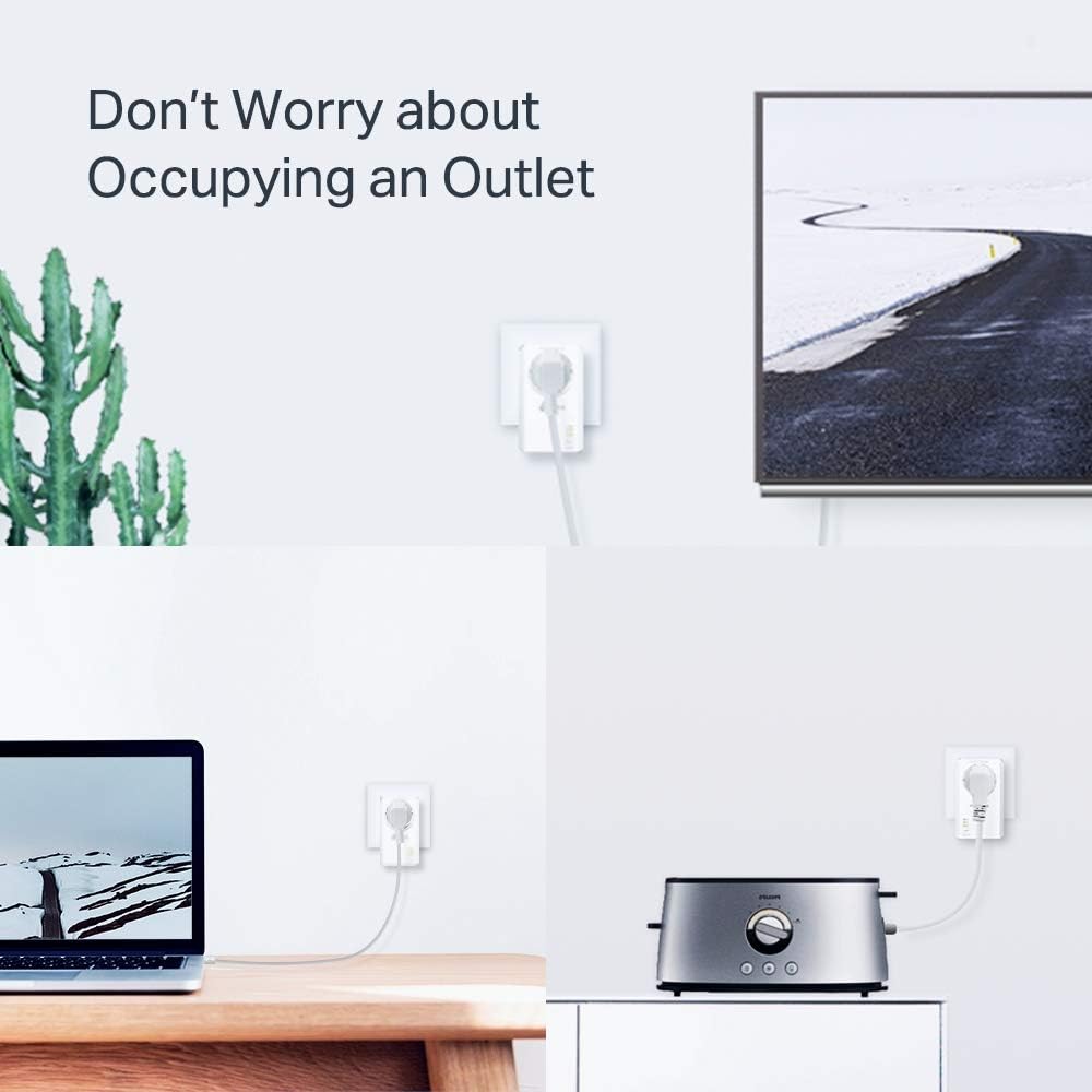 TP-LINK - Starter Kit Powerline 2 ports GigE, HomePlug AV, TL-PA7027P V1