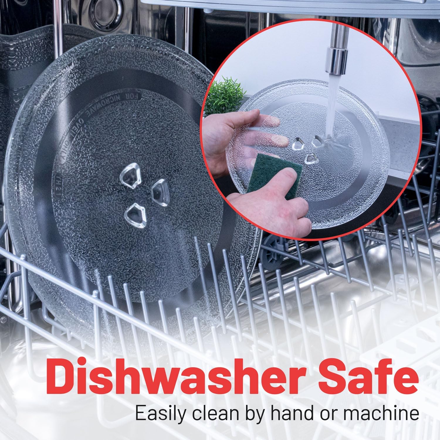 Paxanpax - plateau tournant clair - compatible micro-ondes - PSA001