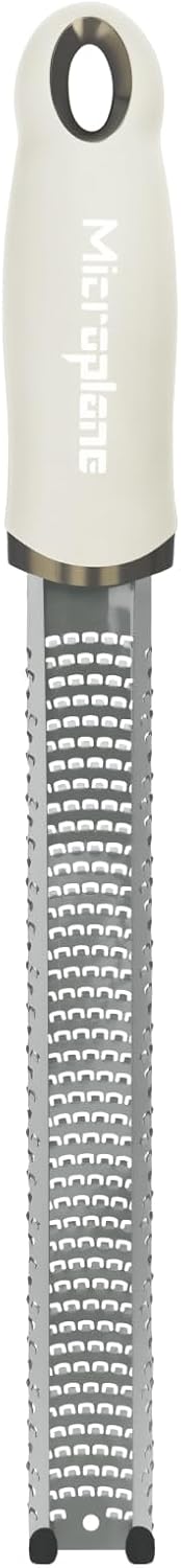 Microplane - Râpe à zesteur Beige Sable, lame fine, 32x3x3cm, Made in USA