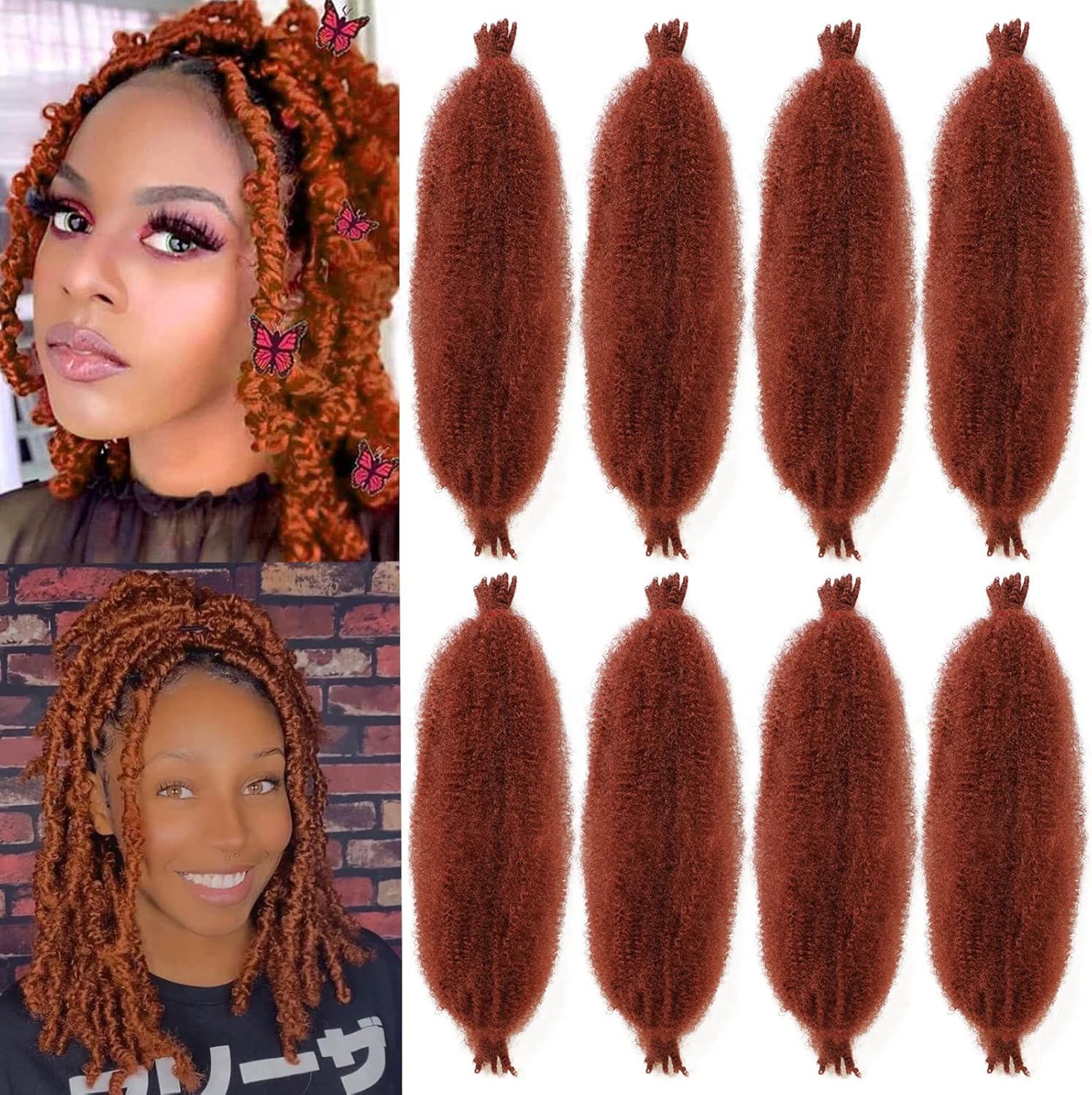 Xtrend - Springy Afro Twist, 12 pouces, cheveux synthétiques, 350#