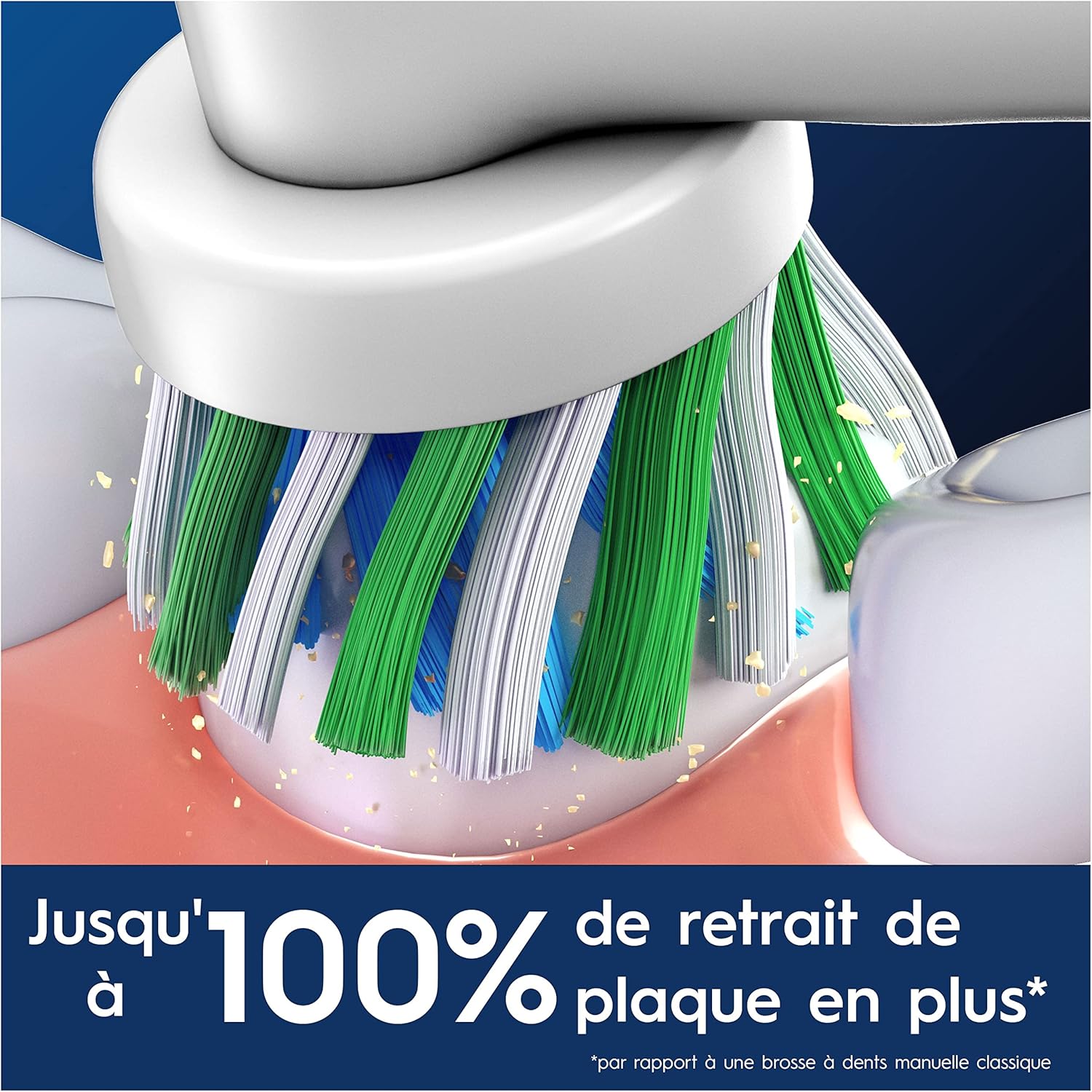 Oral-B - Pro Cross Action - pack 16 brossettes - compatible boîte aux lettres