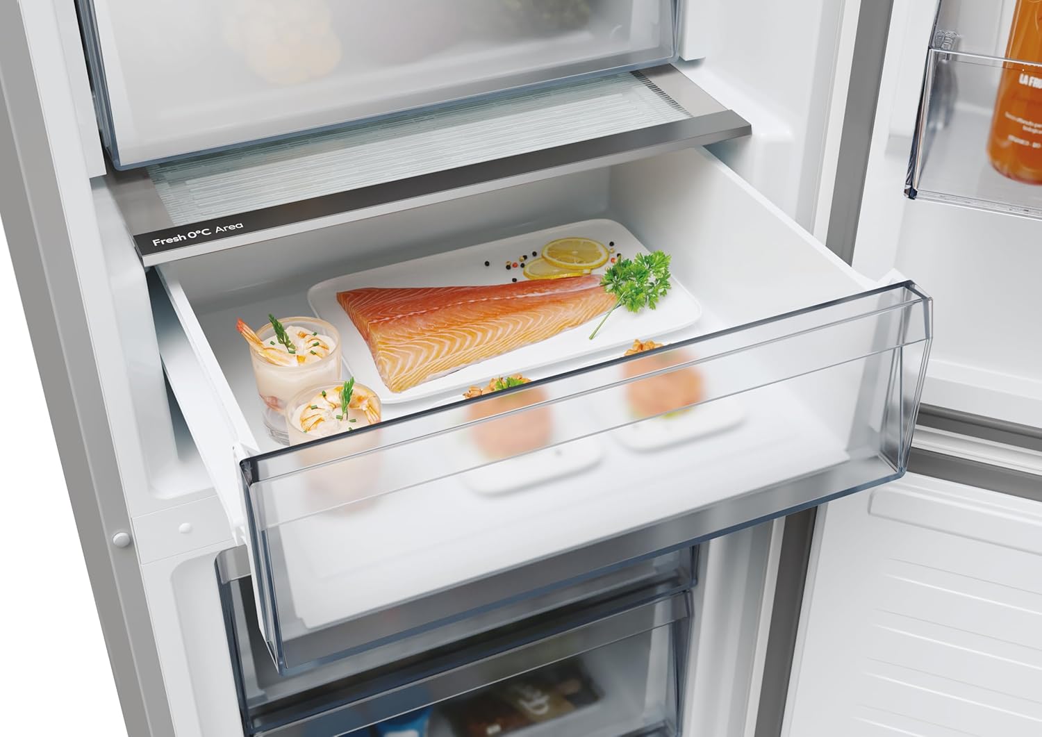 Candy - Combiné réfrigérateur Circle+ inox 205x59,5x66,7cm No Frost - CNCQ2T620EX