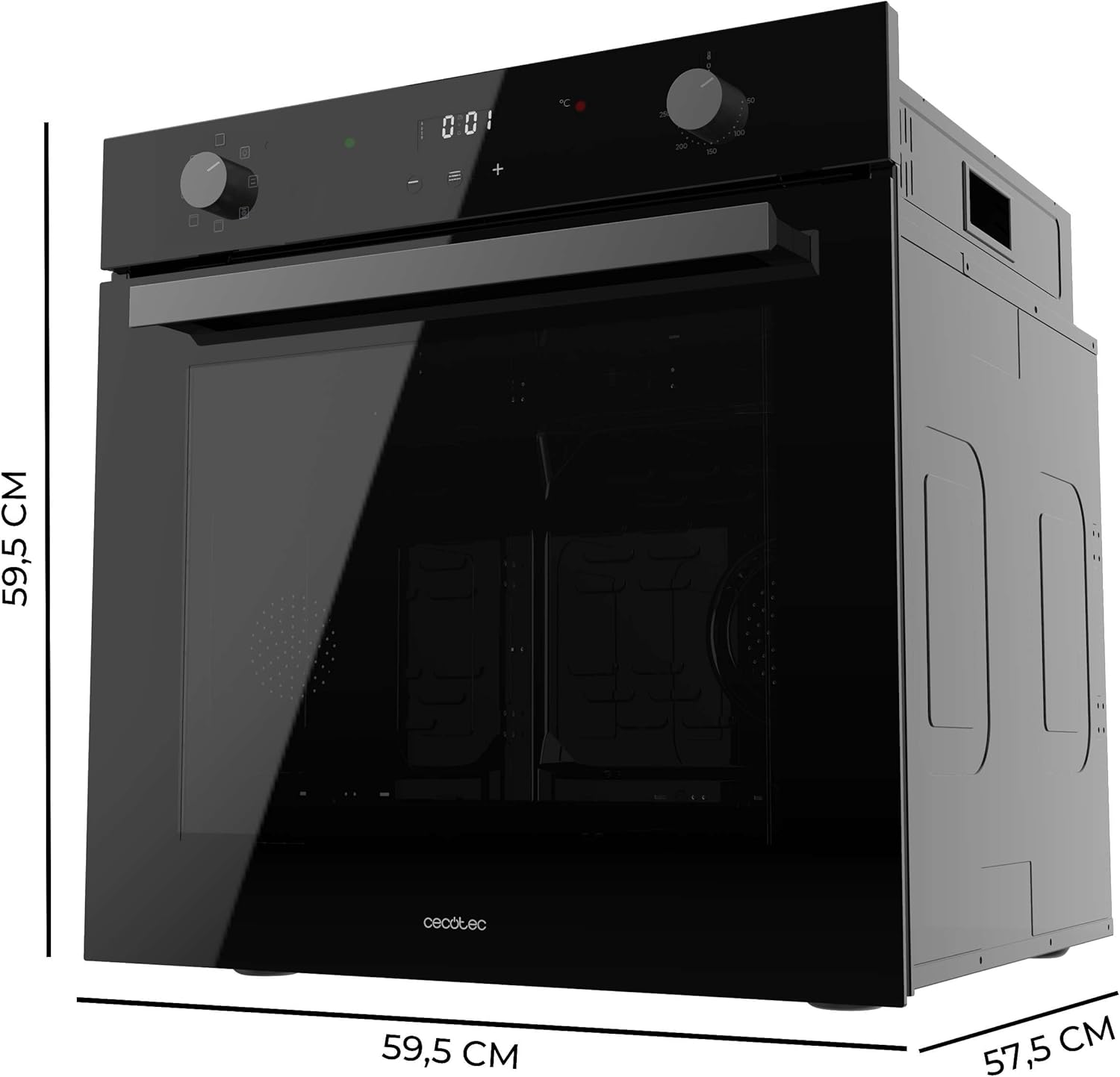 Cecotec - Four encastrable Bolero Hexa, 70L, 7 fonctions, 2800W, M226001