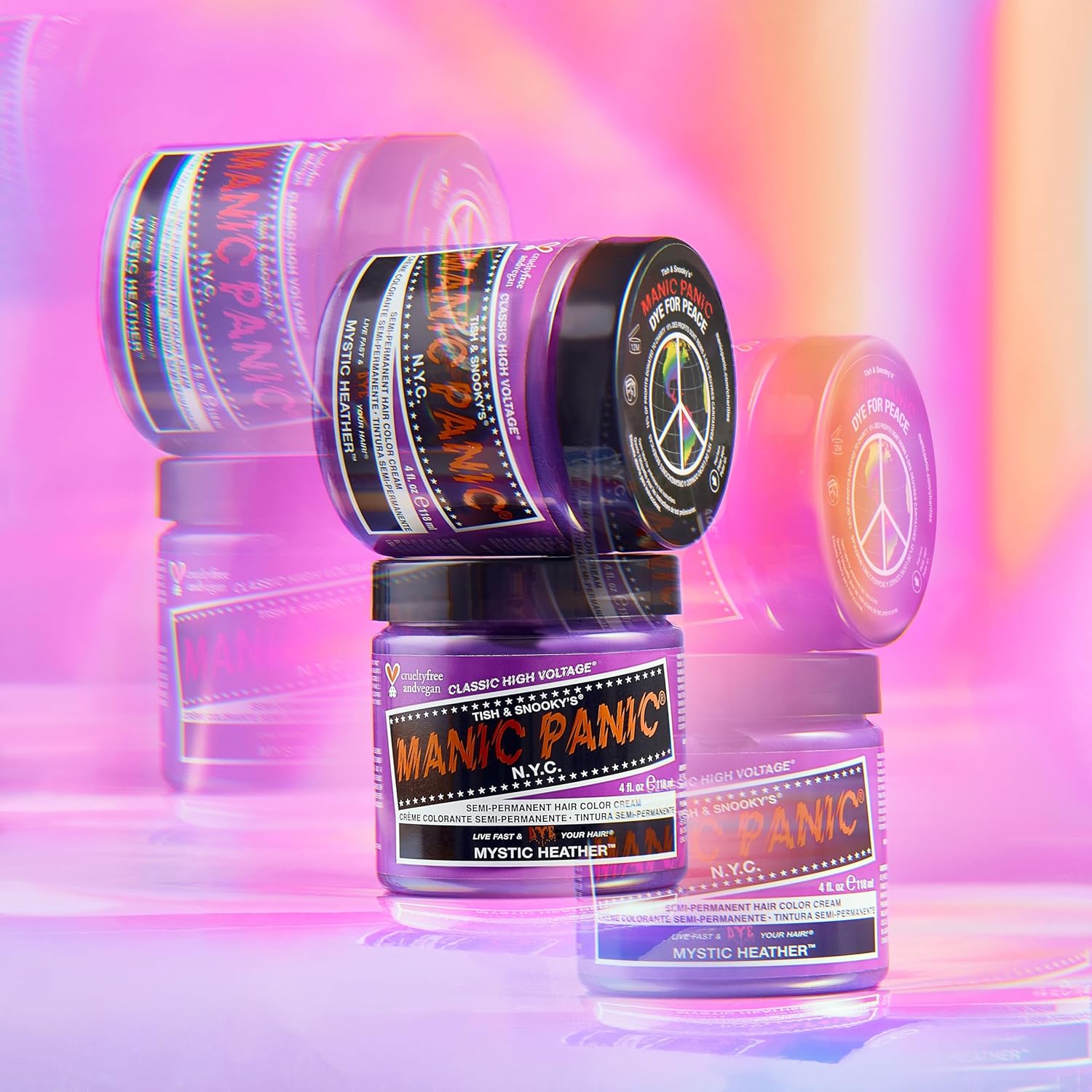 Manic Panic - Voodoo - coloration cheveux bleu classique, longue tenue