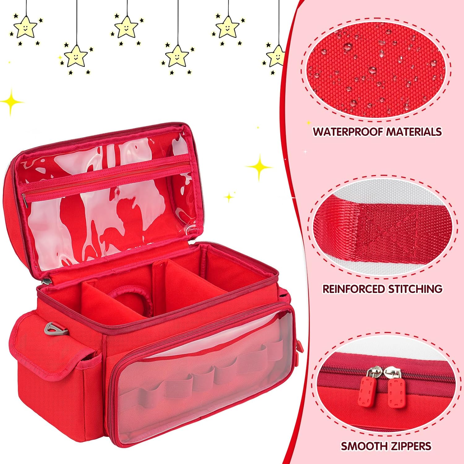 Étui de transport - pour Toniebox 1/2 - rangement figurines, casque