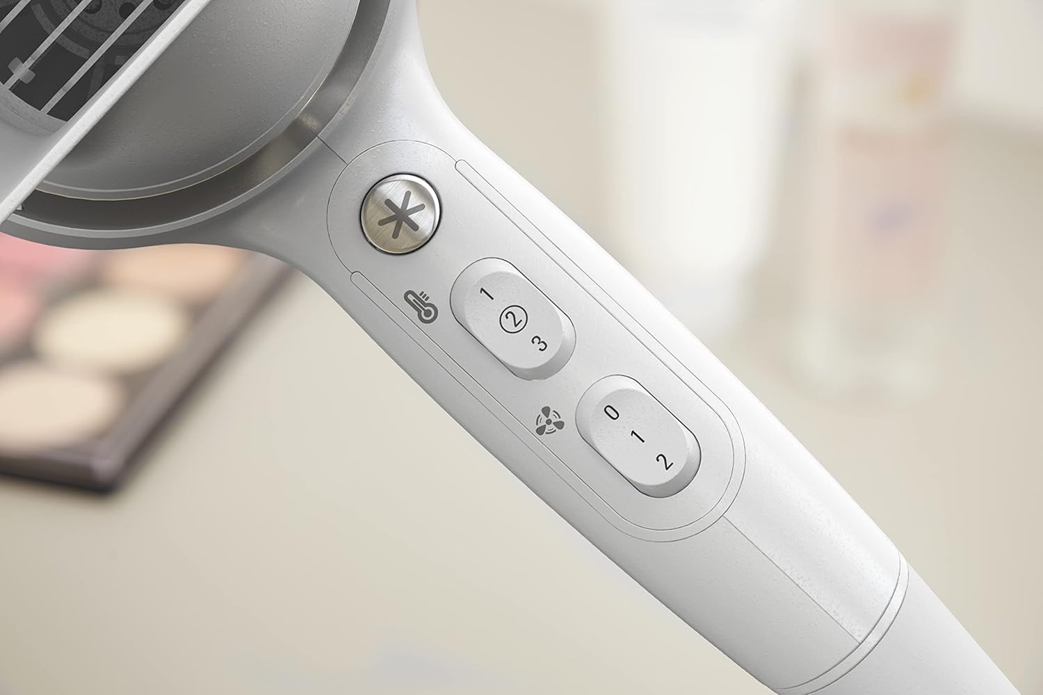 Rowenta - Powerline sèche-cheveux ionique, 6 réglages, Thermo Control, diffuseur, CV5930F0