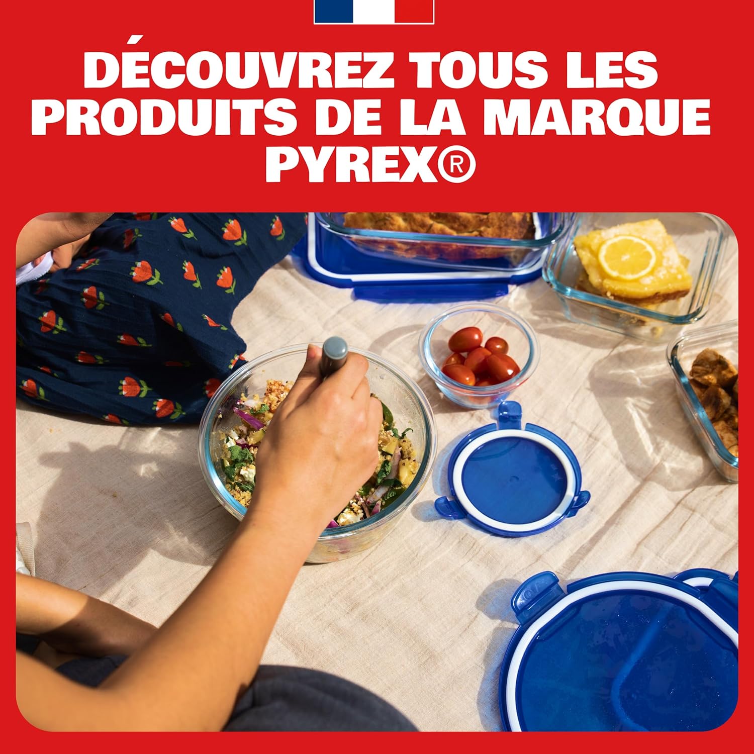 Pyrex - Plat à four rectangulaire 3,7L - verre borosilicate, poignées larges, spécial lasagnes