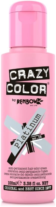 Renbow - Crazy Colour Platinum - 100 ml - Crème semi-permanente