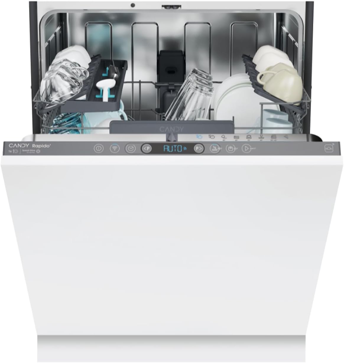 Candy - Série CI - 81,8x59,7x55,5 cm - 16 couverts, classe C, contrôle à distance, CI 6C4F0A